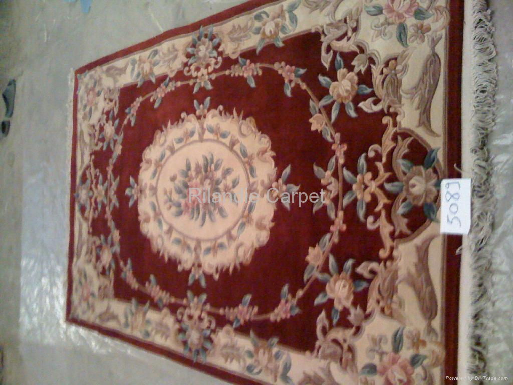 Hand knotted 90L wool carpet  4