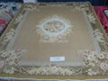 hand knotted 120Line real silk carpet 3