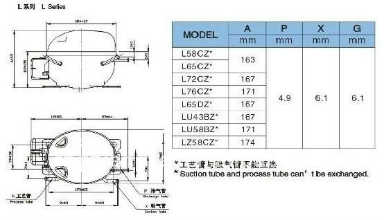  Donper Refrigerator compressor--L65CZ 2