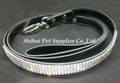 fashion pet leash crystal pet collar pet