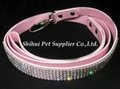 fashion pet leash crystal pet collar pet supplies 2