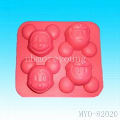 mickey mouse silicone cake mold 