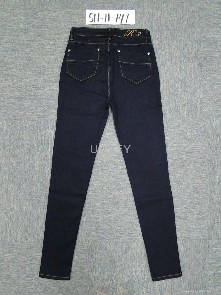 hot,sexy,fashion.lady stech denim jeans,skinny,low cut 2