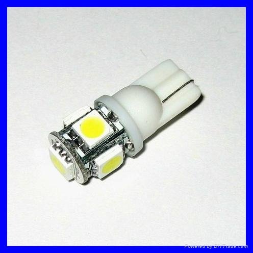 car led light auto led bulb T10 W5W 5smd 5050