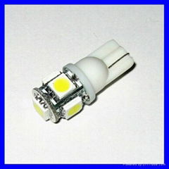 car led light auto led bulb T10 W5W 5smd