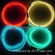 High brightness el chasing wire