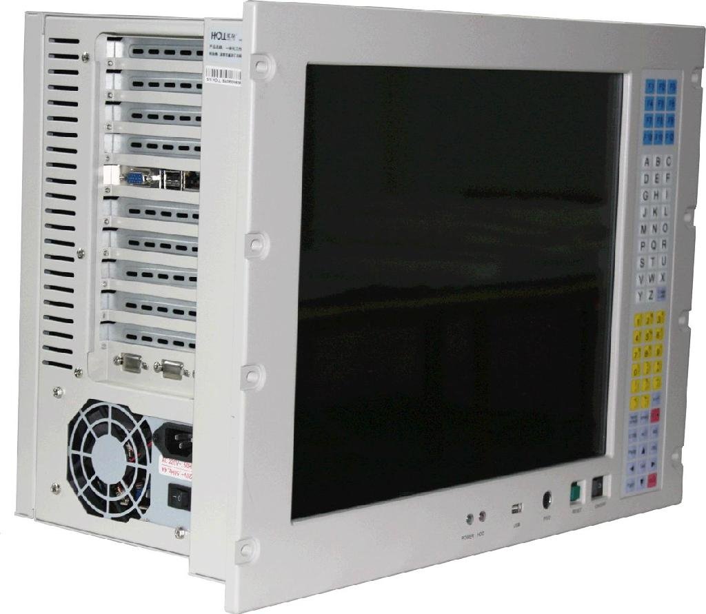 8U Rackmount 17" TFT LCD All In One Workstation IEC-857