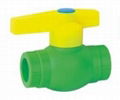 Plastic ball valve