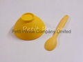 Baby feeding silicone bowl and spoon 3