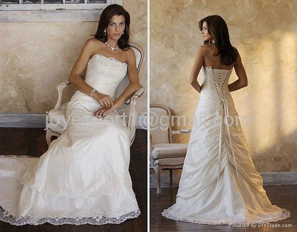 Wholesale Supplier Factory Professional TopBride Taffeta gown 