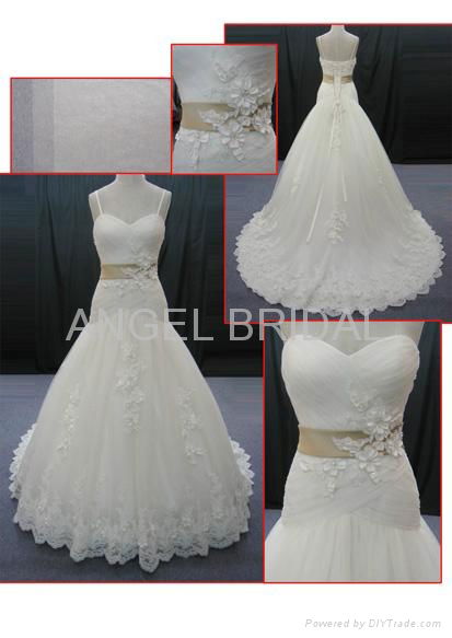 lace wedding gown bridal dress V0058