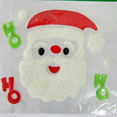 Christmas gel window cling