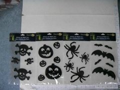 Halloween gel window sticker