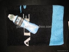 Compressed Beach Towels Velour with Reactive Printed