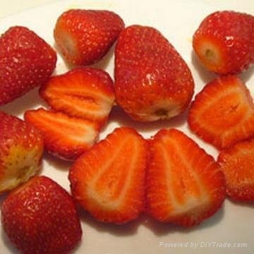 IQF strawberry dices frozen strawberry(qianye) 3