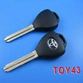 Toyota 4D Duplicable Key Toy43  1