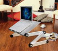 Foldable and portable laptop table with 2 usb fans 5