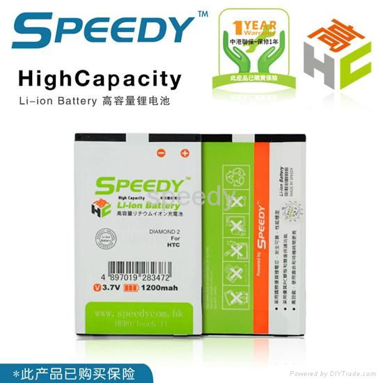 High capacity Li-ion Mobile Phone Battery of 3.7V with long standby time 2