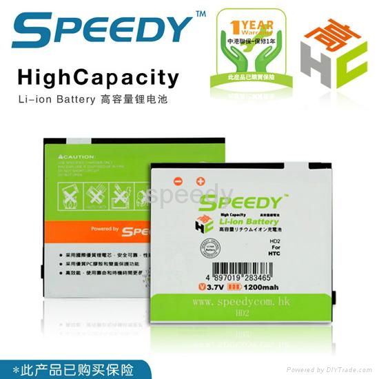 High capacity Li-ion Mobile Phone Battery of 3.7V with long standby time 3