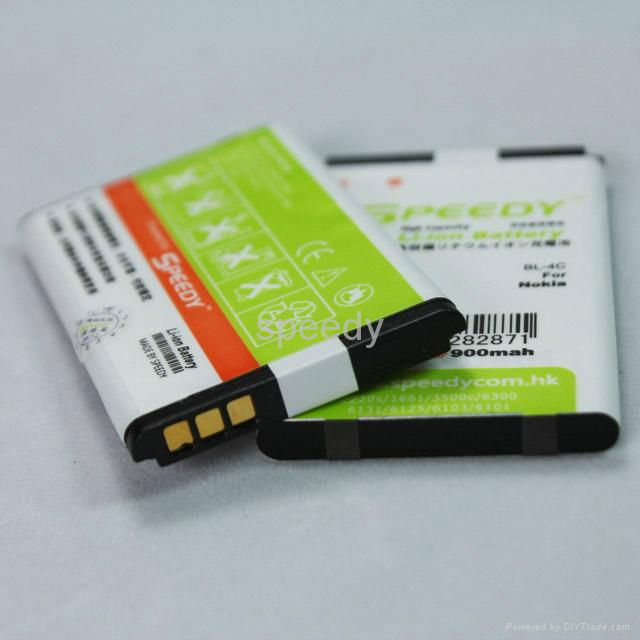 High capacity BL-4C mobile phone battery for nokia 2