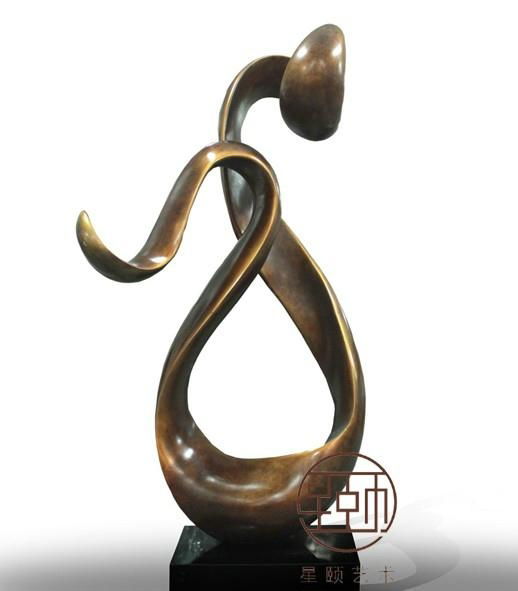 Contracted abstract sculpture art furnishing articles