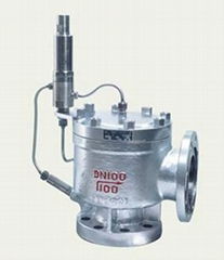 Pilot operated safety valve