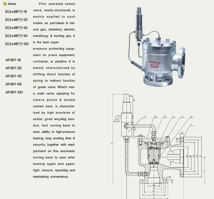 Pilot operated safety valve 2