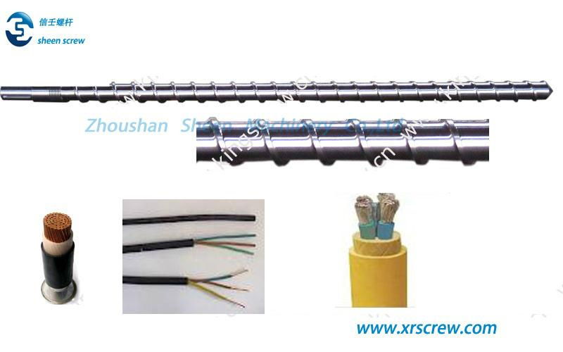 PVC PP ABS PE PET extruder single screw barrel/barrel screw/screw and barrel 3