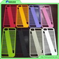 Metal color rubber hollow out mobile