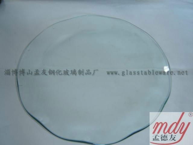 Clear Tempered Glass Fruit Plate  2