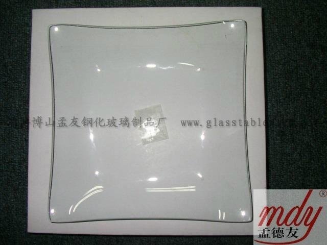 Clear Tempered Glass Fruit Plate  5