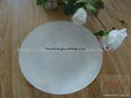 8” Round Tempered Glass Pizza Plate