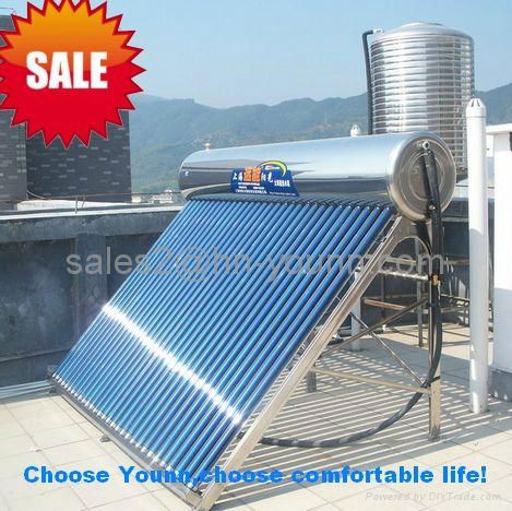 2013 new vacuum tube non pressure solar energy water heater