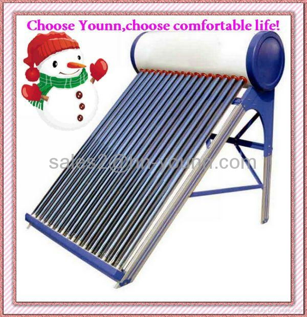 vacuum tube color stainless steel plate solar water heater