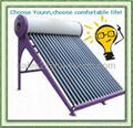 vacuum tube color stainless steel plate solar water heater 3