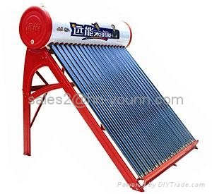 vacuum tube color stainless steel plate solar water heater 4