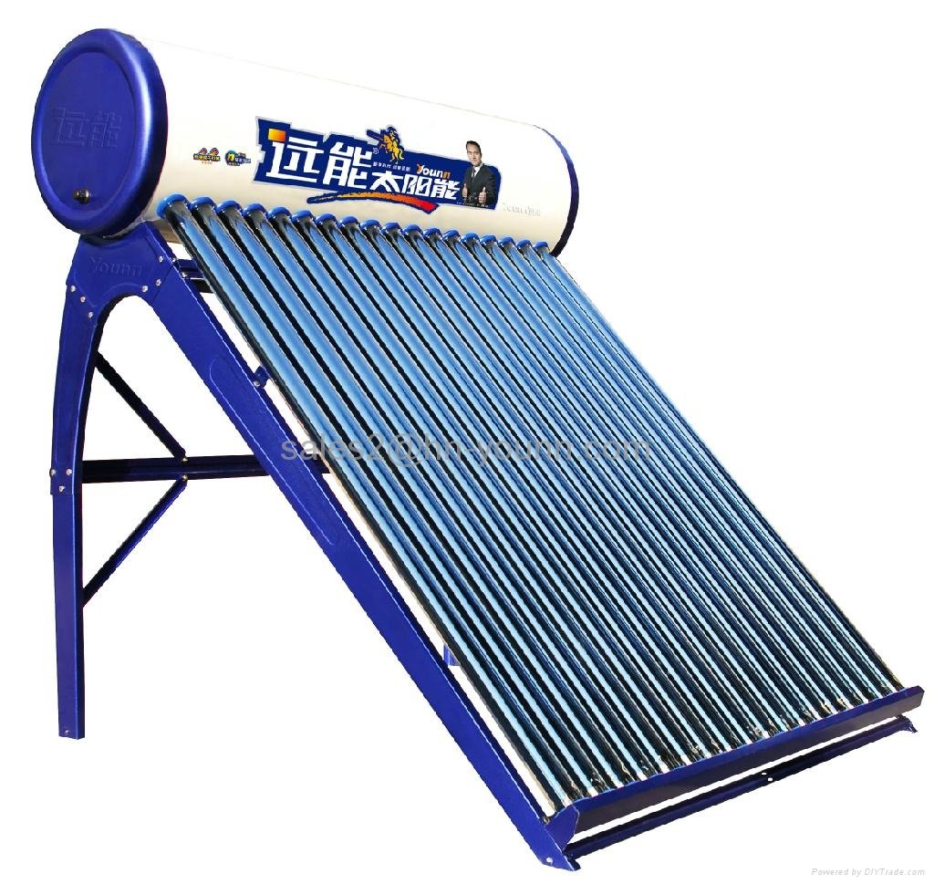 vacuum tube color stainless steel plate solar water heater 5