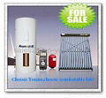 Split pressurized solar water heater