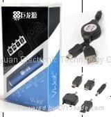 Mobile phone power for ipone4 Nokia iPad Sony PSP4400mAh    2
