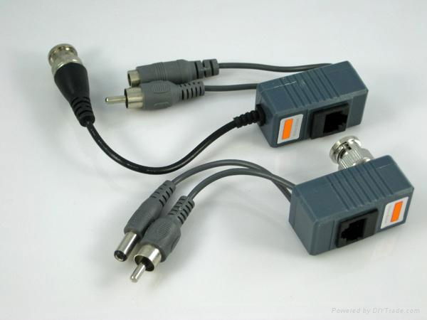 1CH Passive Video Balun with Power and Data(PVD)