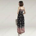 Fashion BOHO Beach Ladies Sexy Halter Bohemia Chiffon Long Dress 4