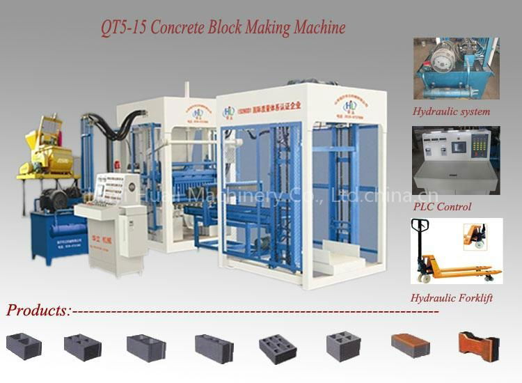 brick making machine QT5-15  2