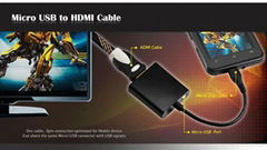 Micro USB to HDMI MHL Adapter