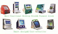 Desktop muti-media kiosk