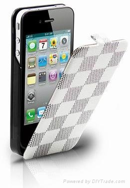 Leather Battery Case for iPhone 4/4S 4