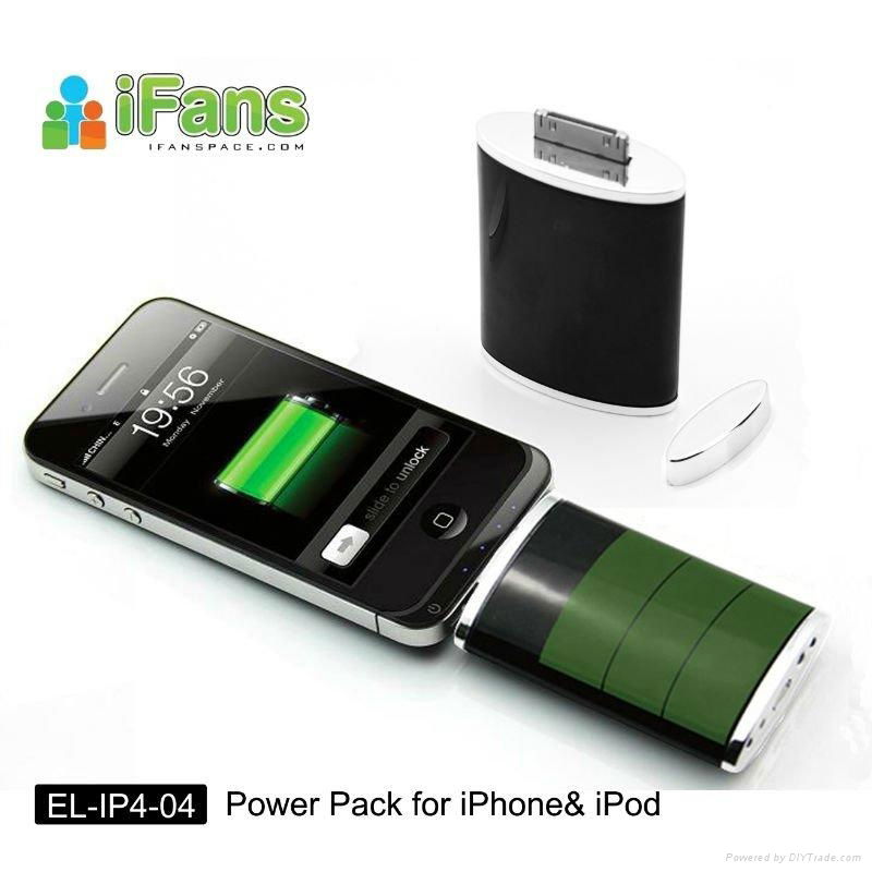 Portable Power Pack with LED Flashlight for iPhone & iPod 5