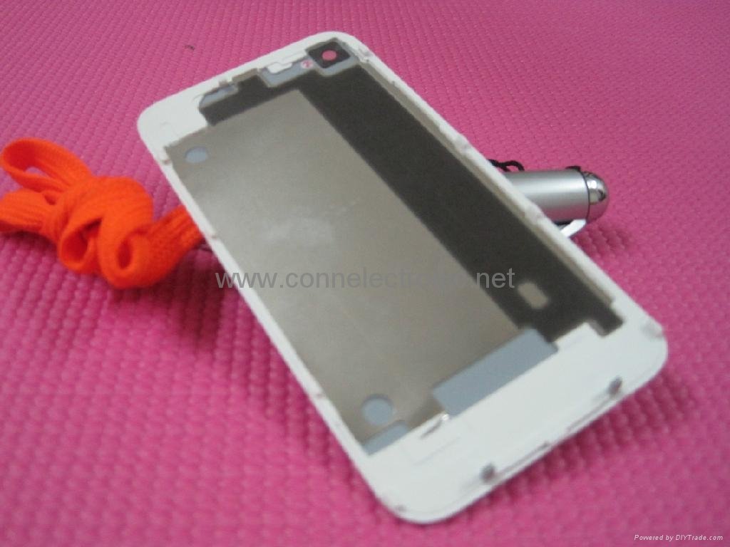 Steve Jobs Complete Glass back cover housing for Iphone 4G 4 5