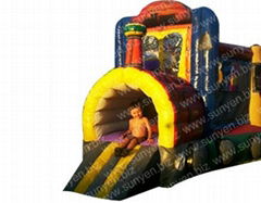 inflatable tunnel