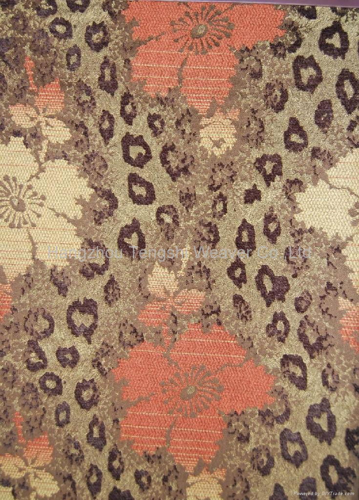 Chenille Jacquard sofa fabric