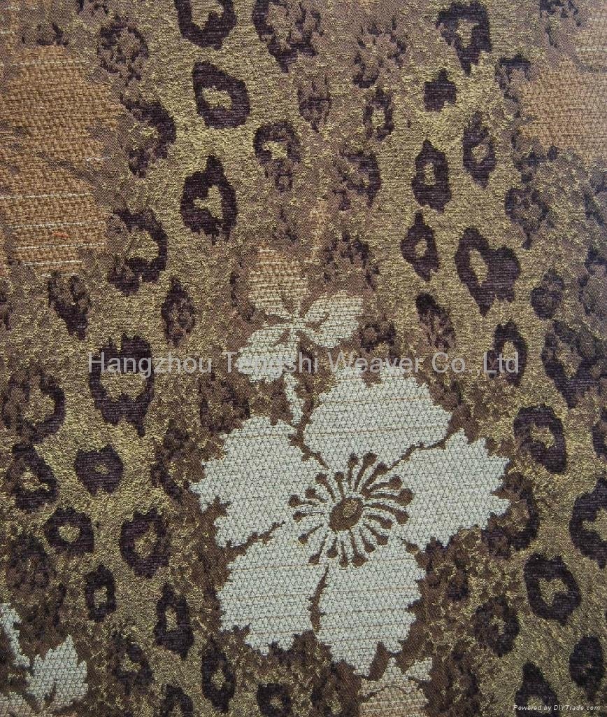 Chenille Jacquard sofa fabric 2